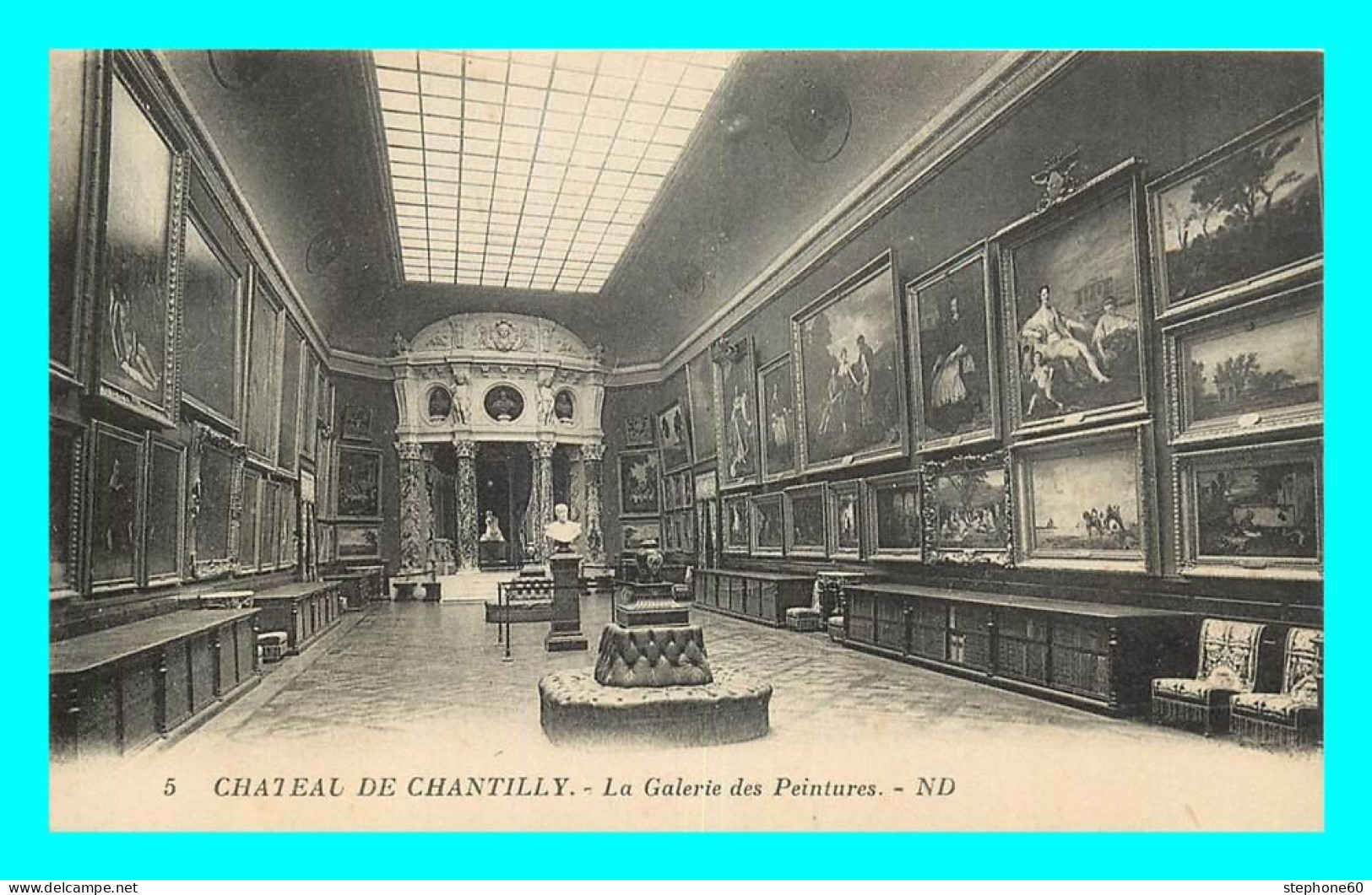 A873 / 377 60 - CHANTILLY Chateau Galerie Des Peintures - Chantilly