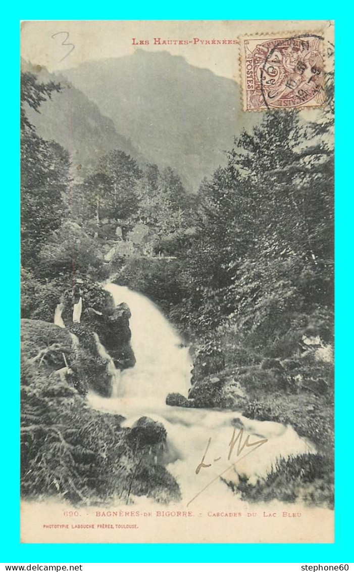 A873 / 529 65 - BAGNERES DE BIGORRE Cascades Du Lac Bleu - Bagneres De Bigorre