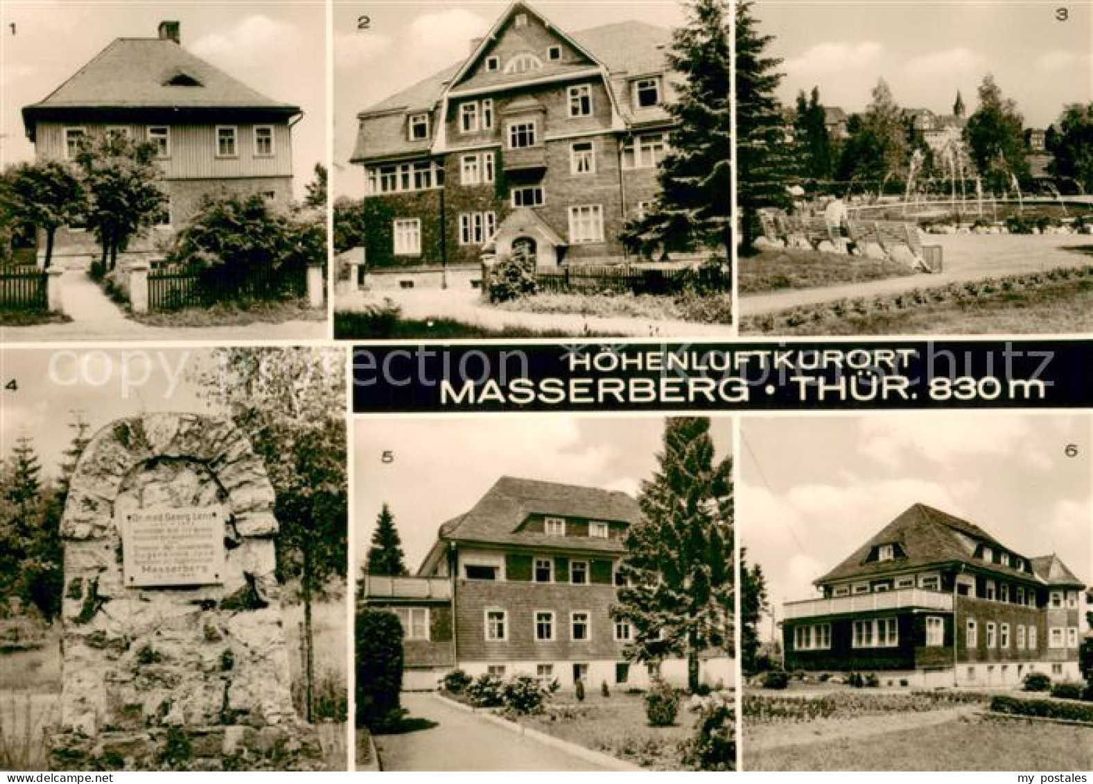 73669342 Masserberg Augenheilstaette Kurhaus Georg Lenz Denkmal Masserberg - Masserberg