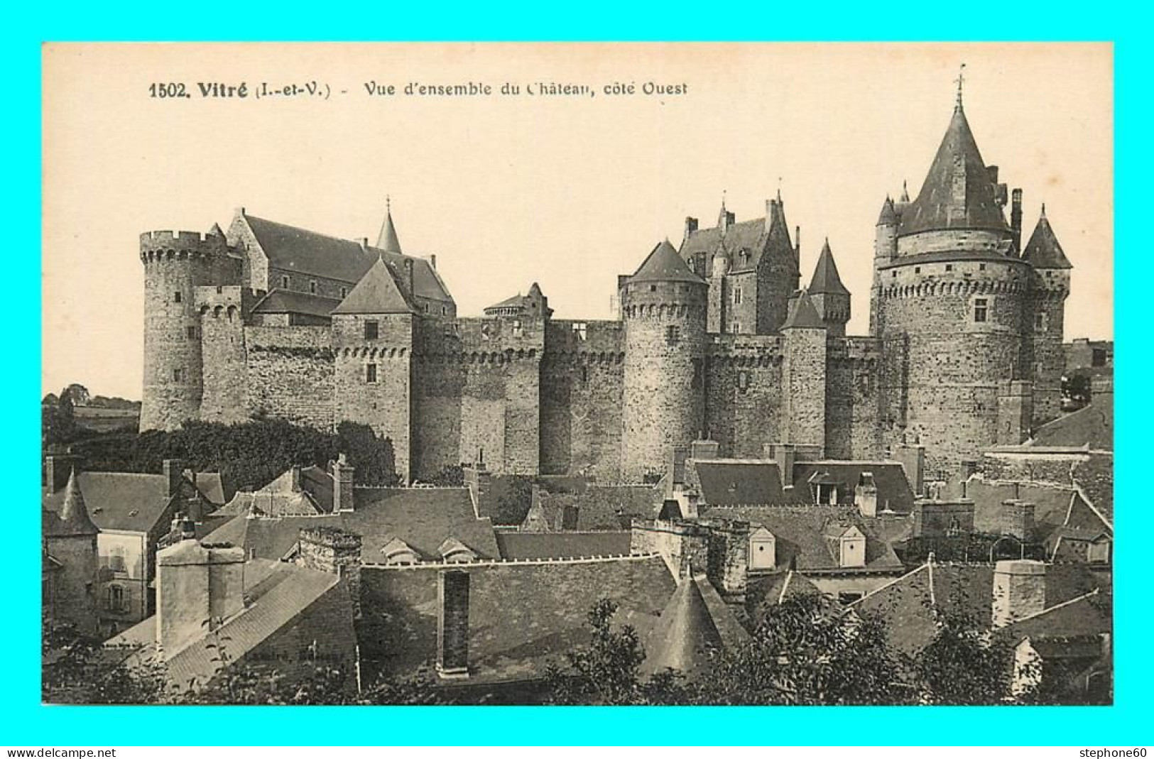 A840 / 015 35 - VITRE Vue D'ensemble Du Chateau - Vitre