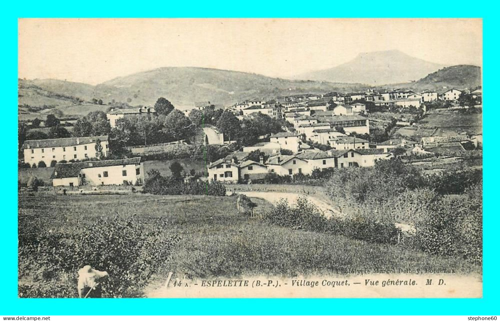 A840 / 113 64 - ESPELETTE Village Coquet Vue Générale - Altri & Non Classificati