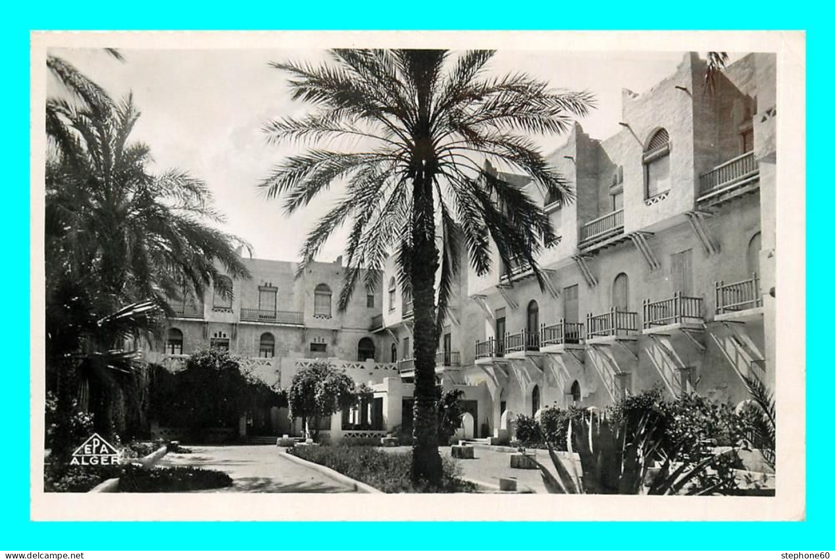 A840 / 315 Algérie BISKRA Hotel Transatlantique ( Timbre ) - Biskra
