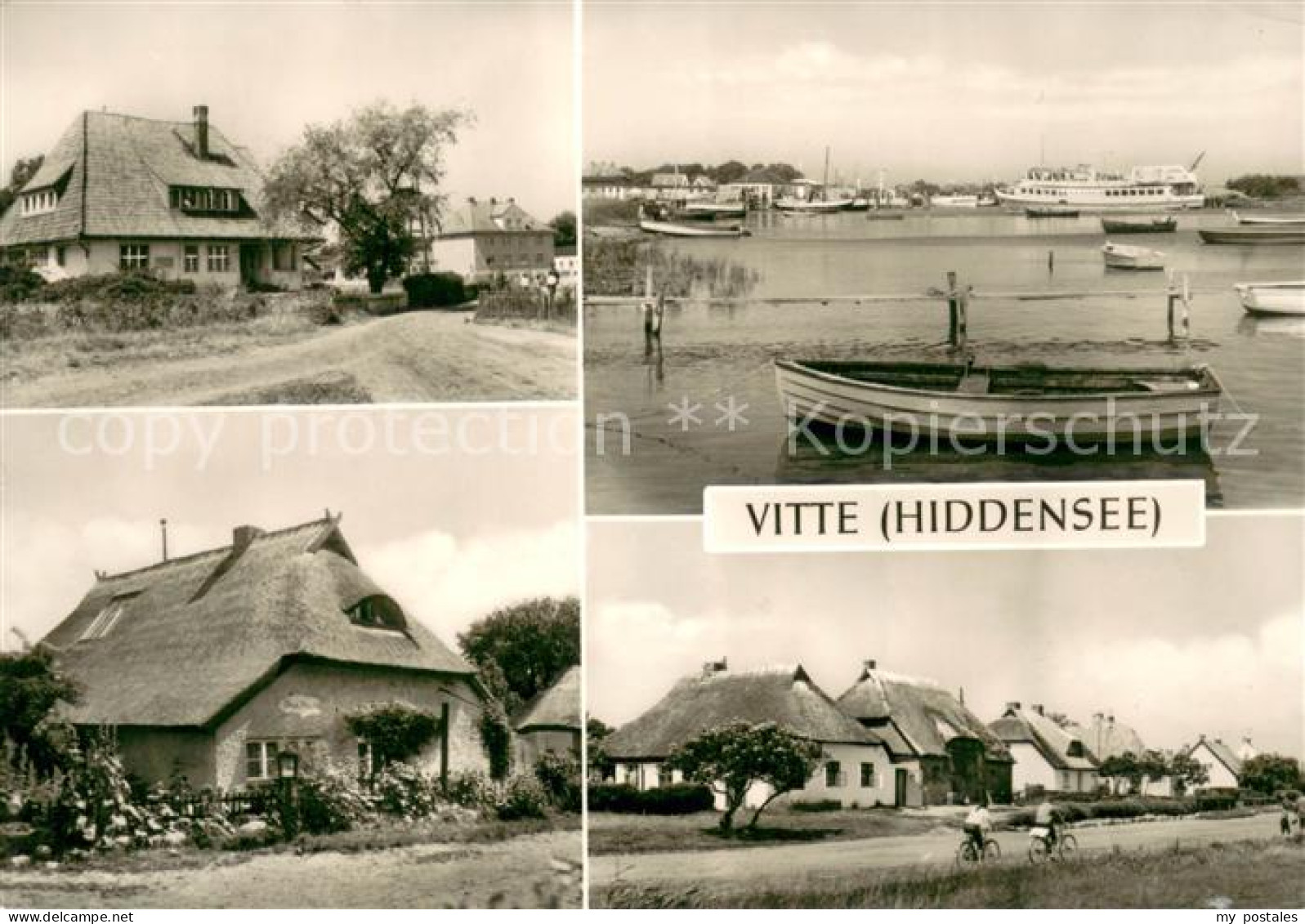 73669334 Vitte Hiddensee Rat Der Gemeinde Blaue Scheune Hafen Norderende Vitte H - Autres & Non Classés