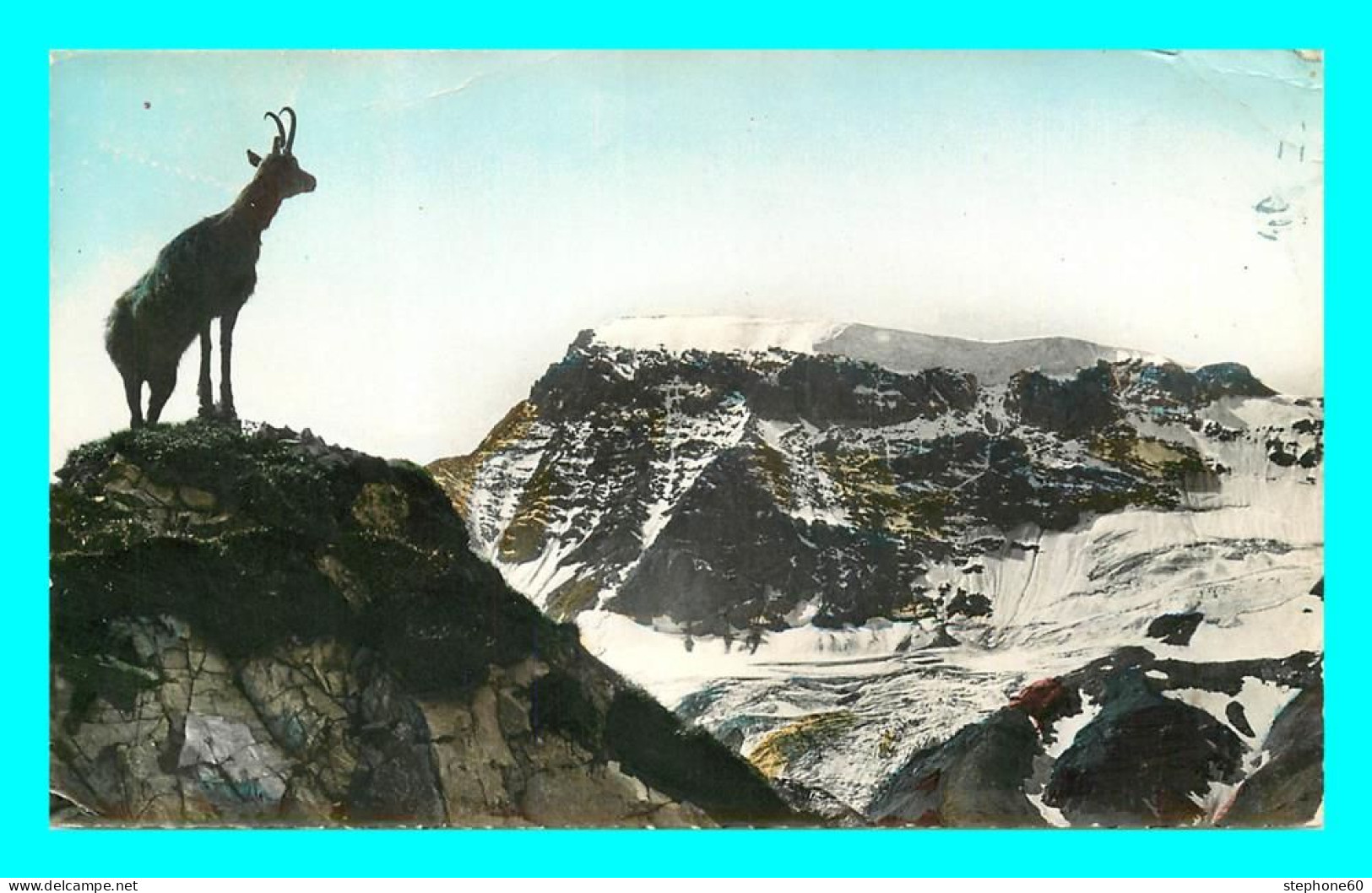 A871 / 141  Chamois Dans L'Alpe ( Timbre ) - Andere & Zonder Classificatie