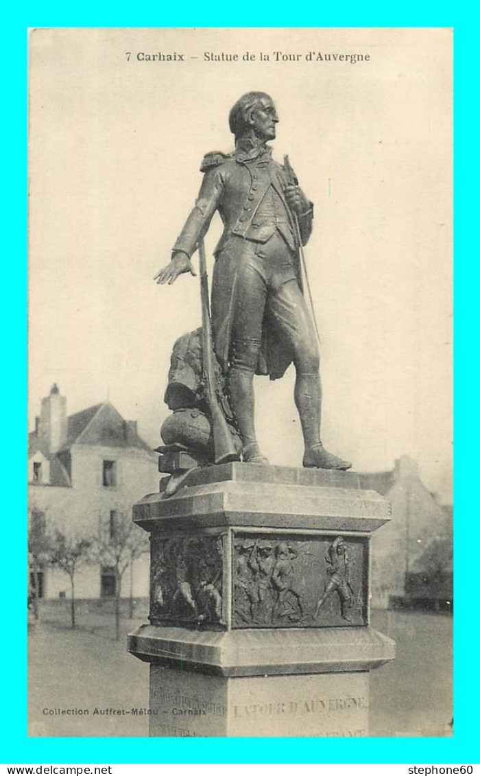 A872 / 625 29 - CARHAIX Statue De La Tour D'Auvergne - Other & Unclassified