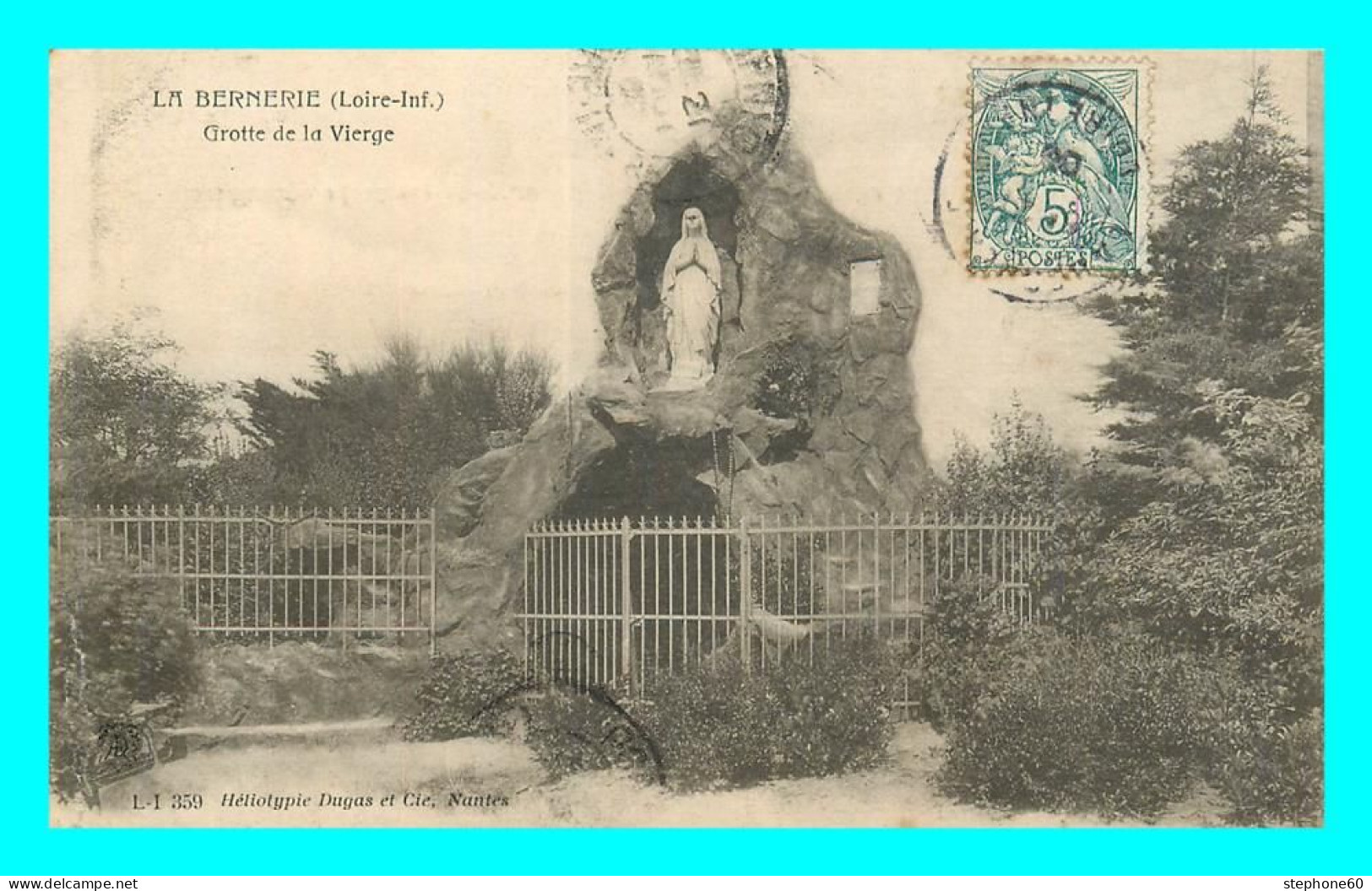 A872 / 379 44 - LA BERNERIE EN RETZ Grotte De La Vierge - La Bernerie-en-Retz