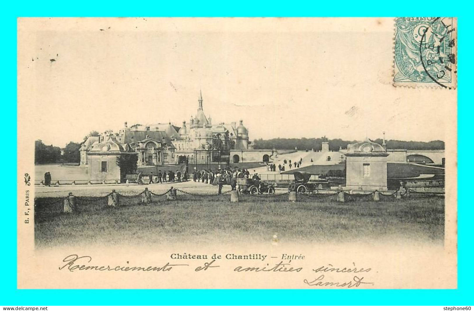 A869 / 115 60 - CHANTILLY Chateau Entrée - Chantilly