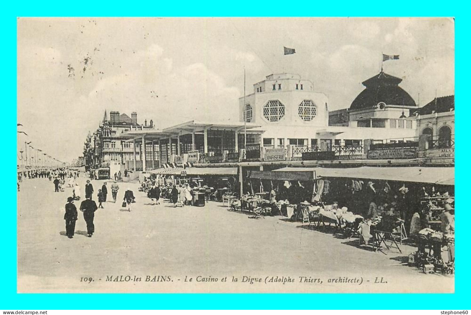 A869 / 137 59 - MALO LES BAINS Casino Et La Digue - Malo Les Bains