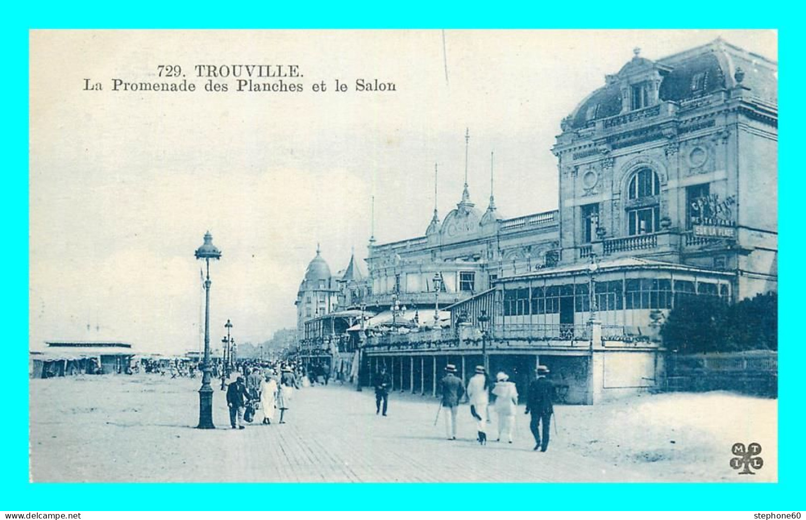 A869 / 193 14 - DEAUVILLE Promenade Des Planches Et Le Salon - Deauville