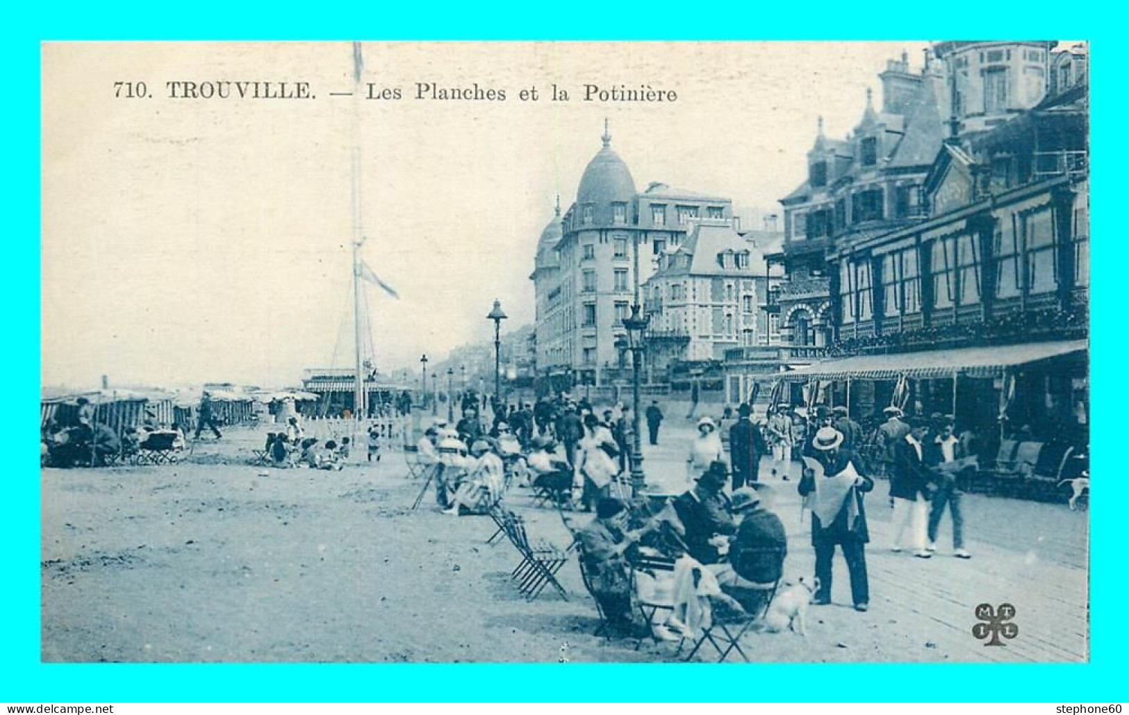 A869 / 205 14 - TROUVILLE Les Planches Et La Potiniere - Trouville