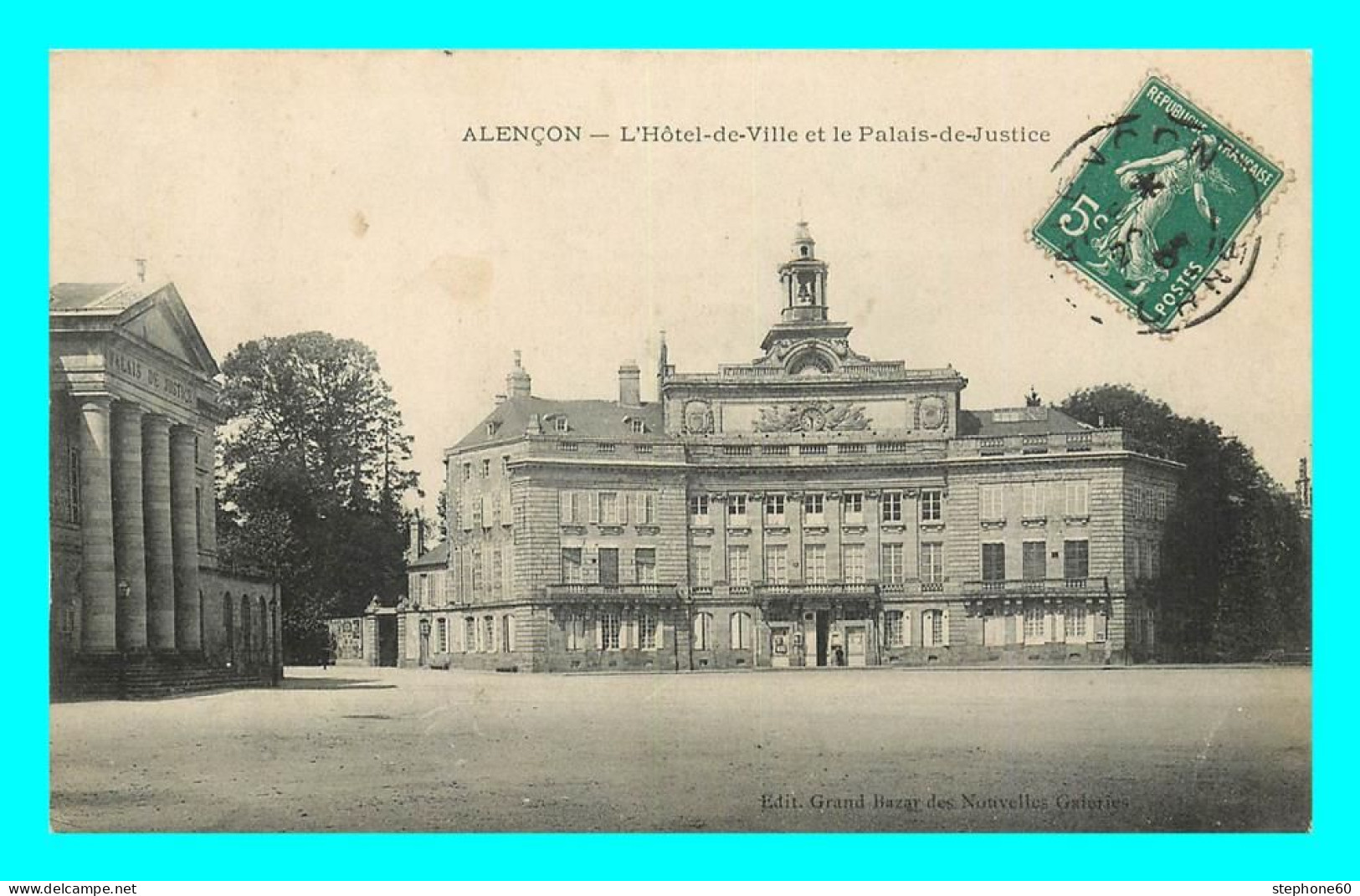 A869 / 285 61 - ALENCON Hotel De Ville Et Palais De Justice - Alencon