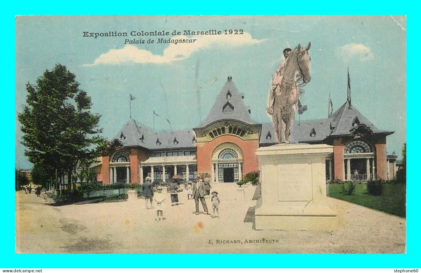 A868 / 475 13 - MARSEILLE Exposition Coloniale 1922 Palais De Madagascar - Koloniale Tentoonstelling 1906-1922