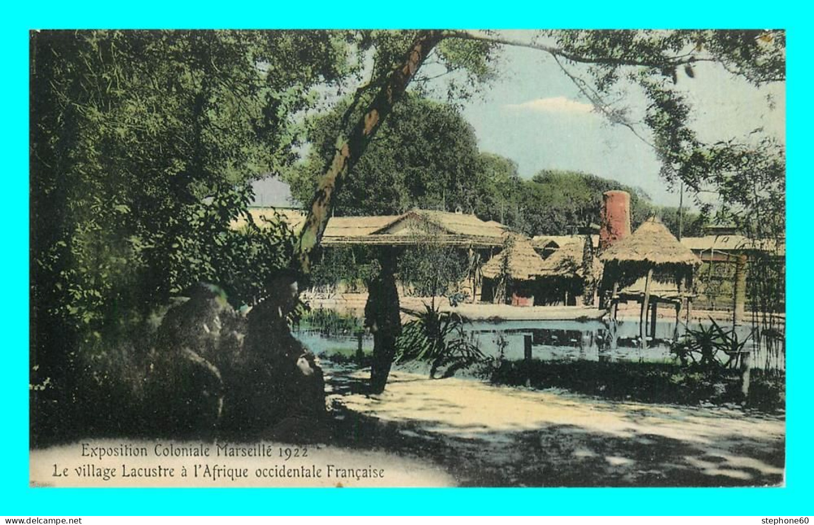 A868 / 467 13 - MARSEILLE Exposition Coloniale Village Lacustre à L'Afrique - Colonial Exhibitions 1906 - 1922