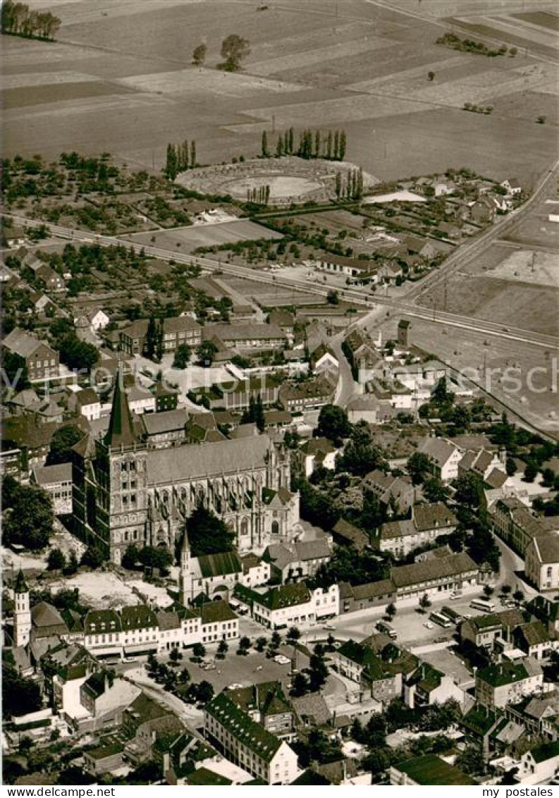 73669275 Xanten Dom Und Roemisches Amphitheater Fliegeraufnahme Xanten - Xanten