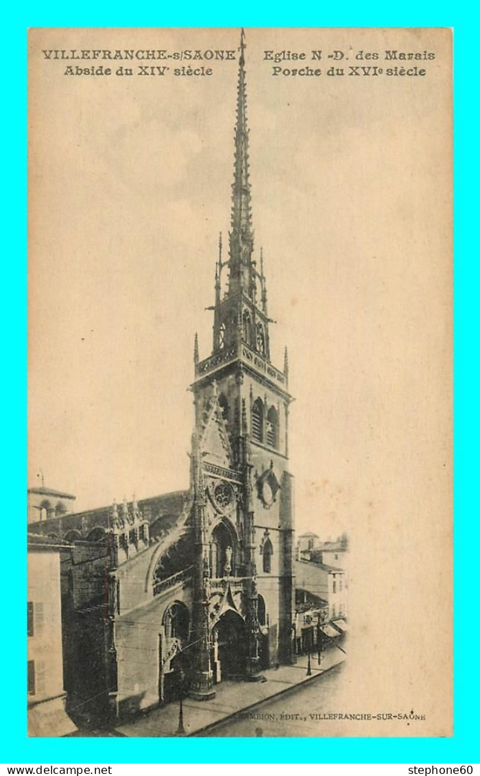 A865 / 487 69 - VILLEFRANCHE SUR SAONE Eglise Notre Dame Des Marais - Villefranche-sur-Saone