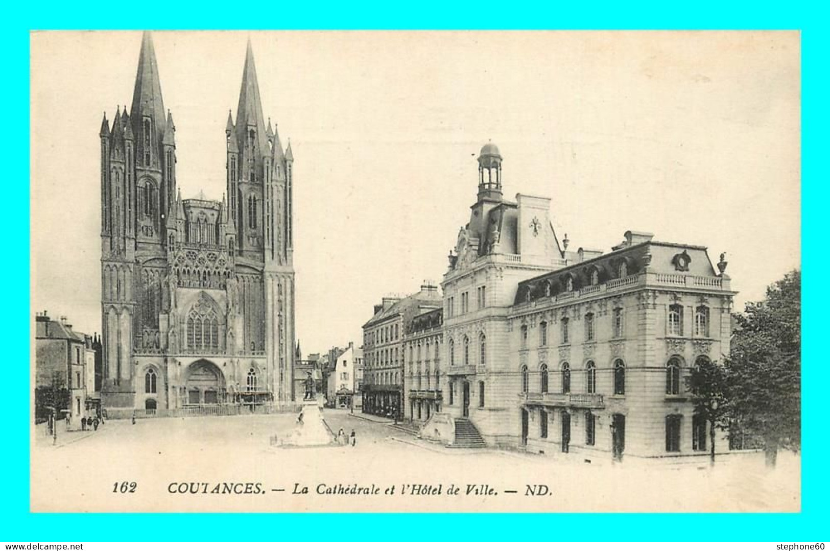 A862 / 515 50 - COUTANCES Cathédrale Et Hotel De Ville - Coutances