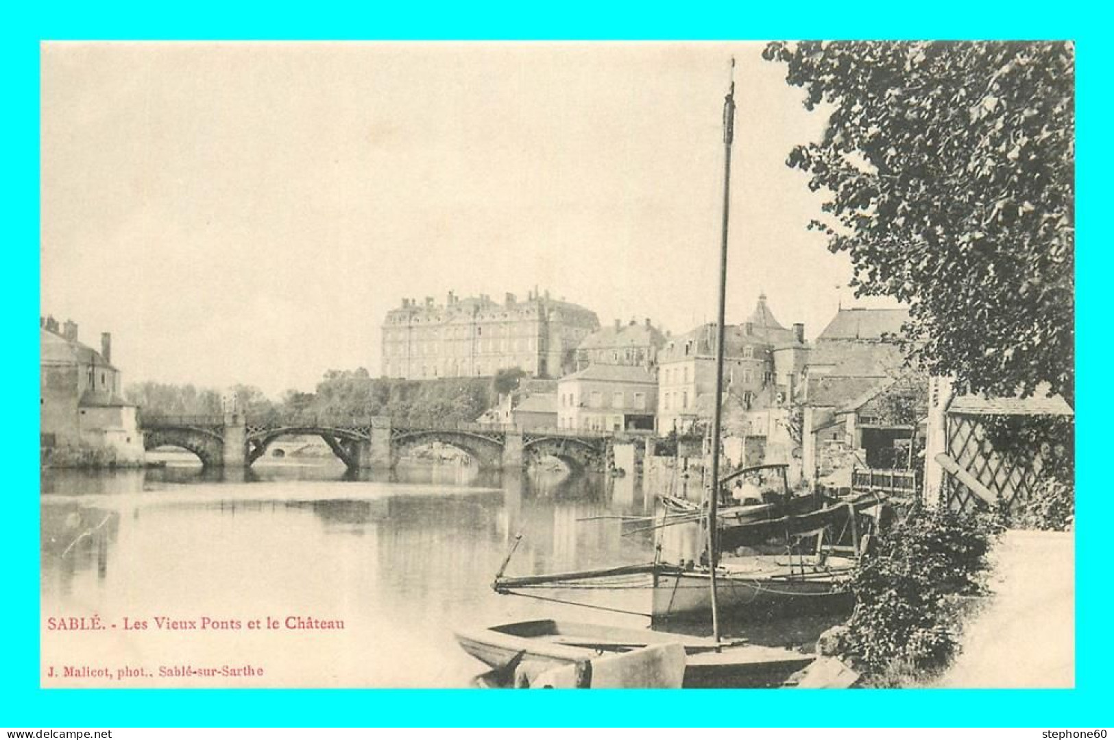 A862 / 449 72 - SABLE SUR SARTHE Vieux Ponts Et Chateau - Sable Sur Sarthe