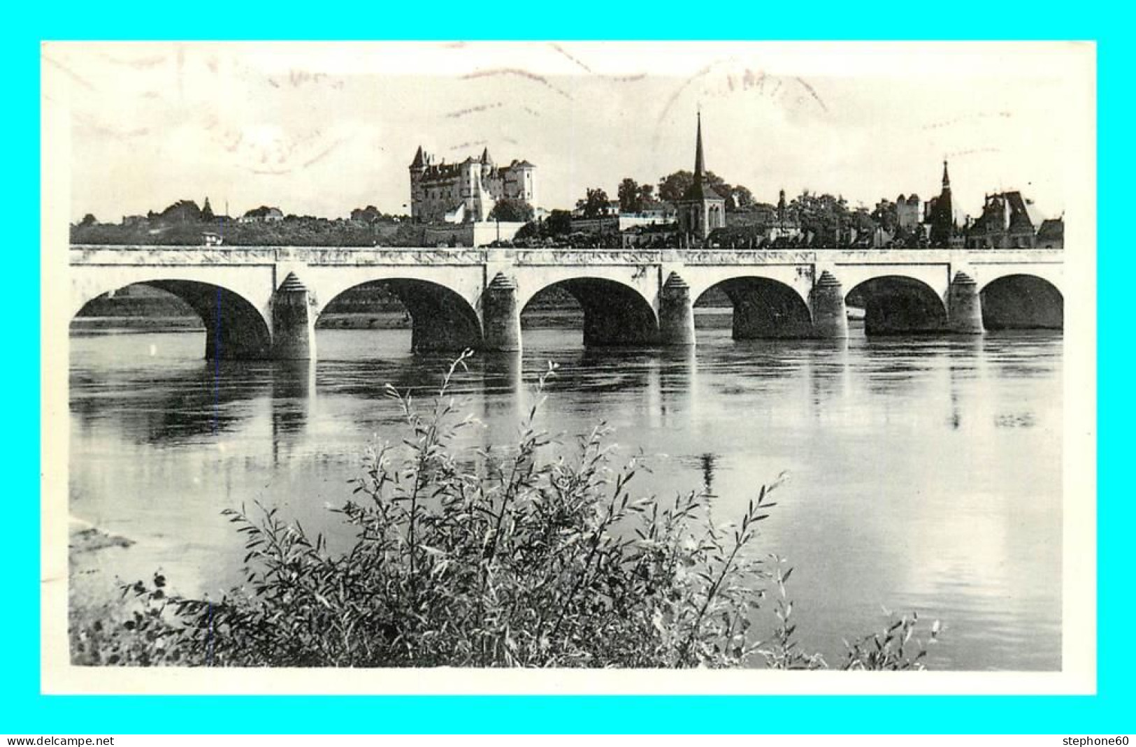 A866 / 483 49 - SAUMUR Pont Et Le Chateau - Saumur