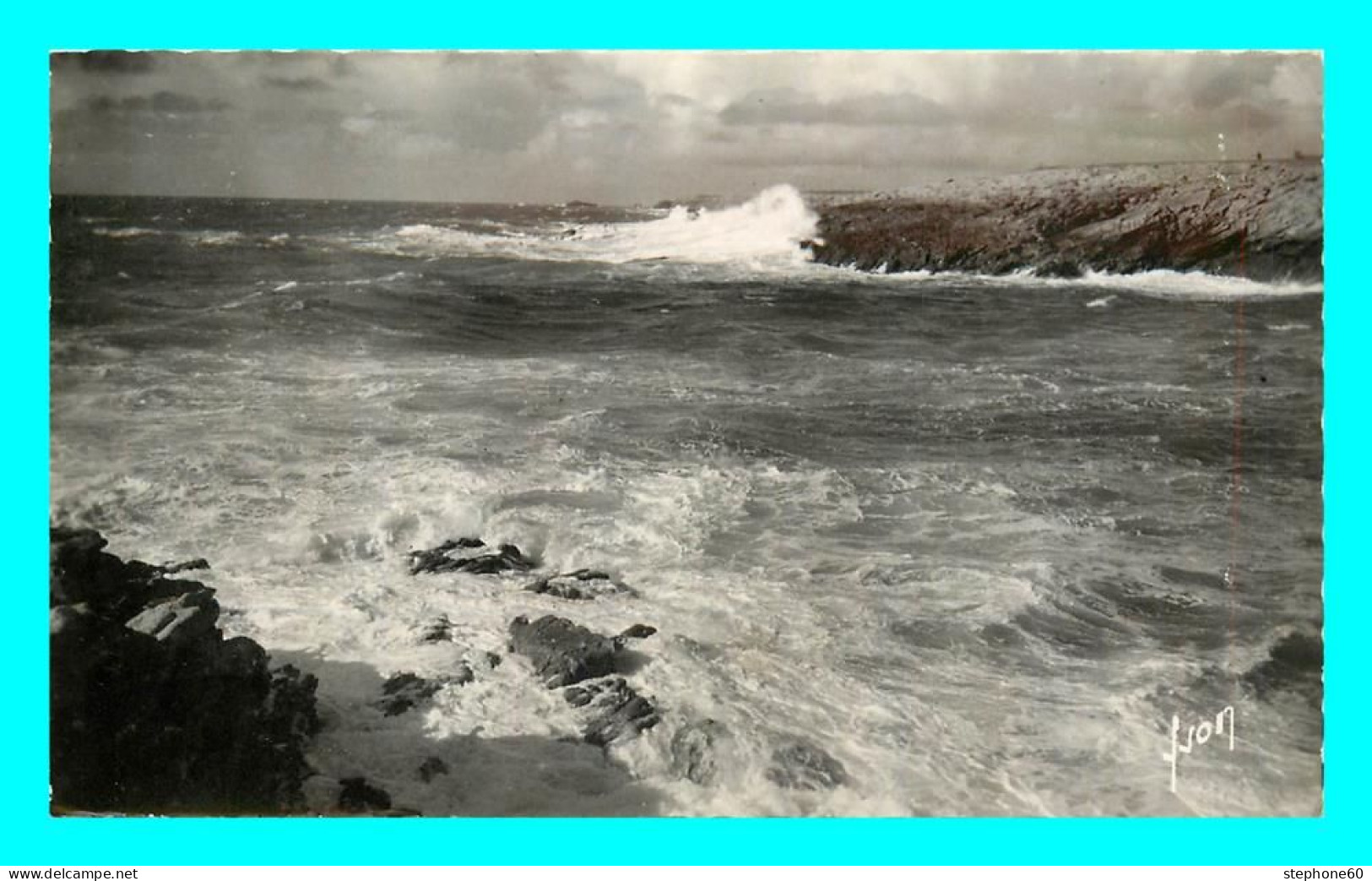 A866 / 555 56 - SAINT PIERRE QUIBERON Cote Sauvage à Port Blanc - Quiberon