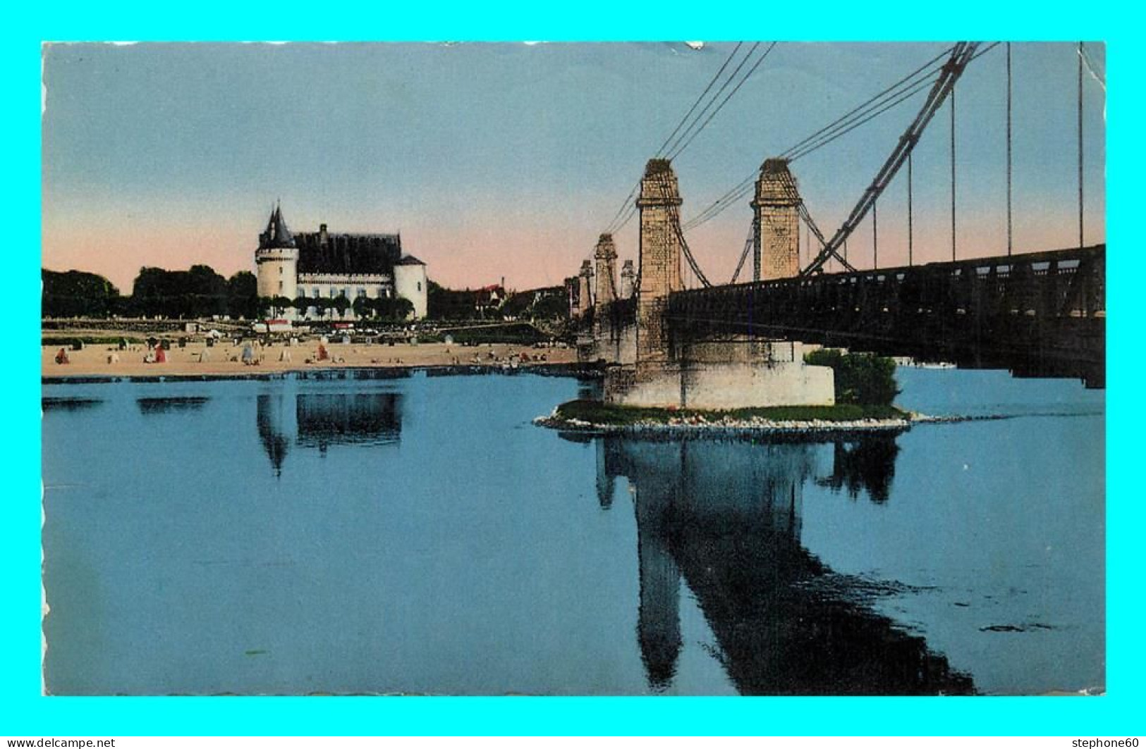 A864 / 109 45 - SULLY SUR LOIRE Pont Suspendu Et Chateau - Sully Sur Loire