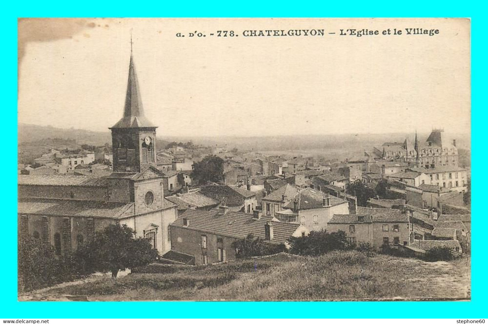 A865 / 031 63 - CHATELGUYON Eglise Et Village - Châtel-Guyon