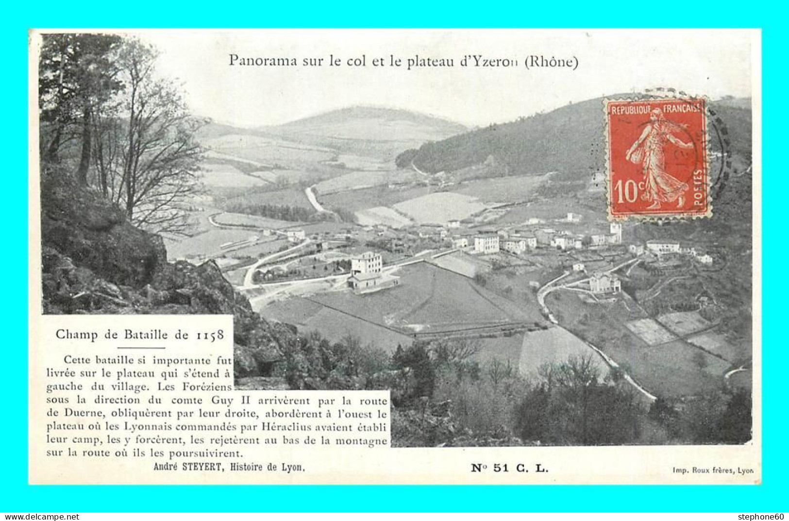 A865 / 101 69 - Panorama Sur Le Col Et Plateau D'YZERON - Sonstige & Ohne Zuordnung