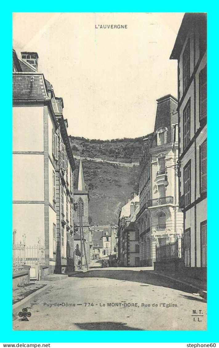 A865 / 389 63 - LE MONT DORE Rue De L'Eglise - Le Mont Dore