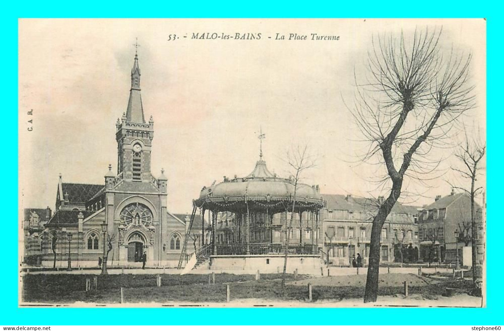 A862 / 025 59 - MALO LES BAINS Place Turenne - Malo Les Bains