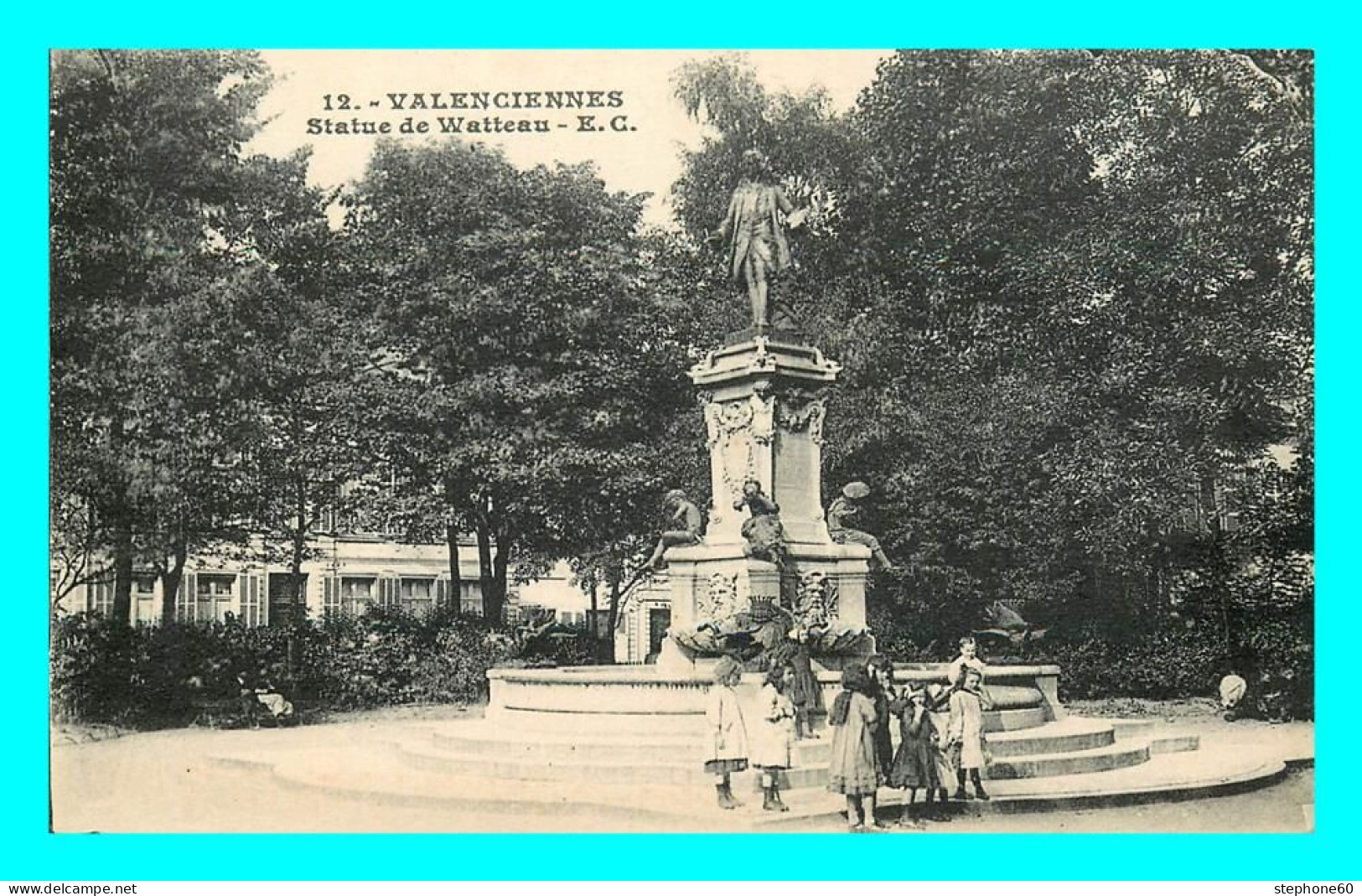 A862 / 129 59 - VALENCIENNES Statue De Watteau - Valenciennes