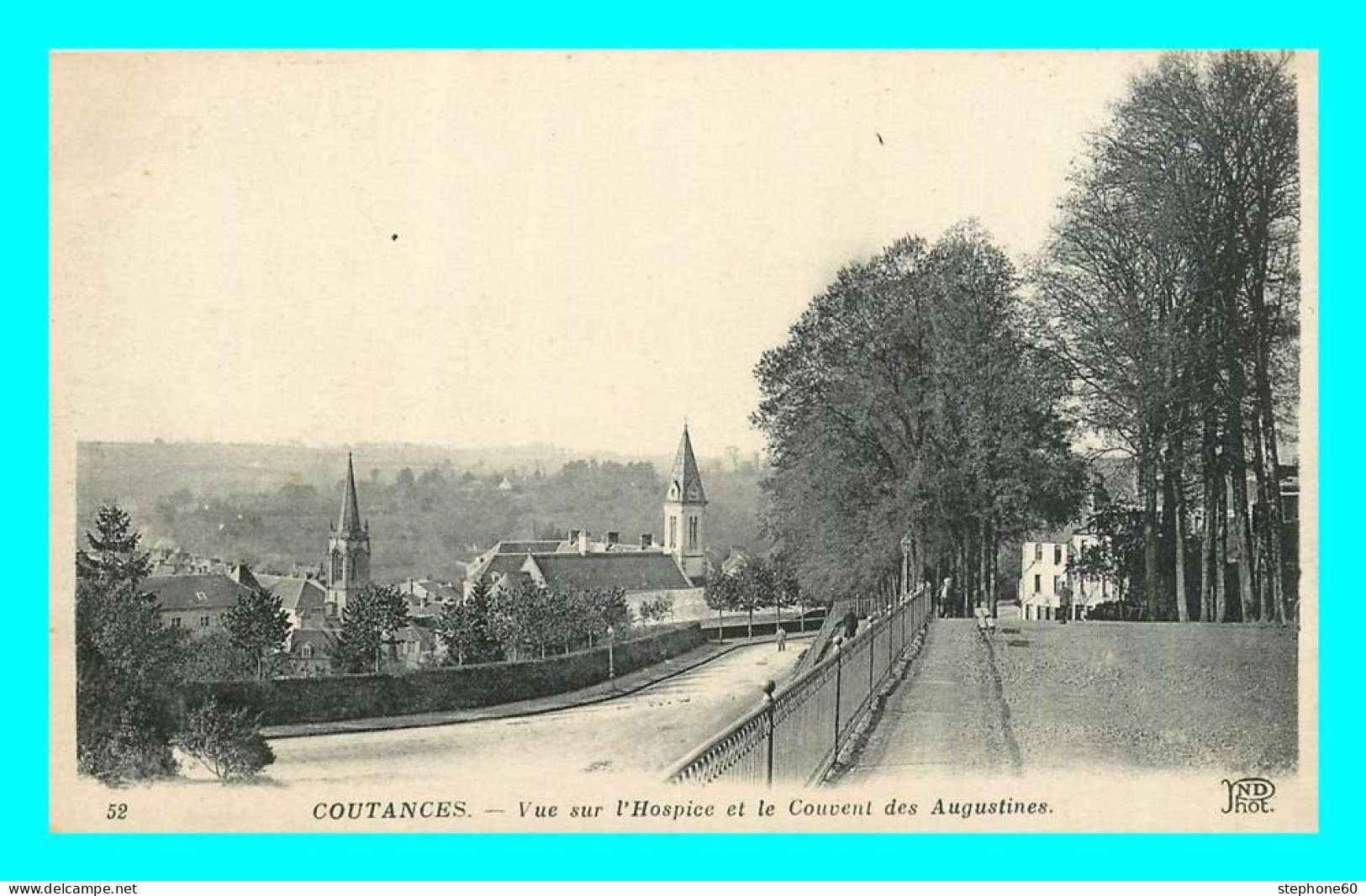 A862 / 233 50 - COUTANCES Vue Sur L'Hospice Et Couvent Des Augustines - Coutances