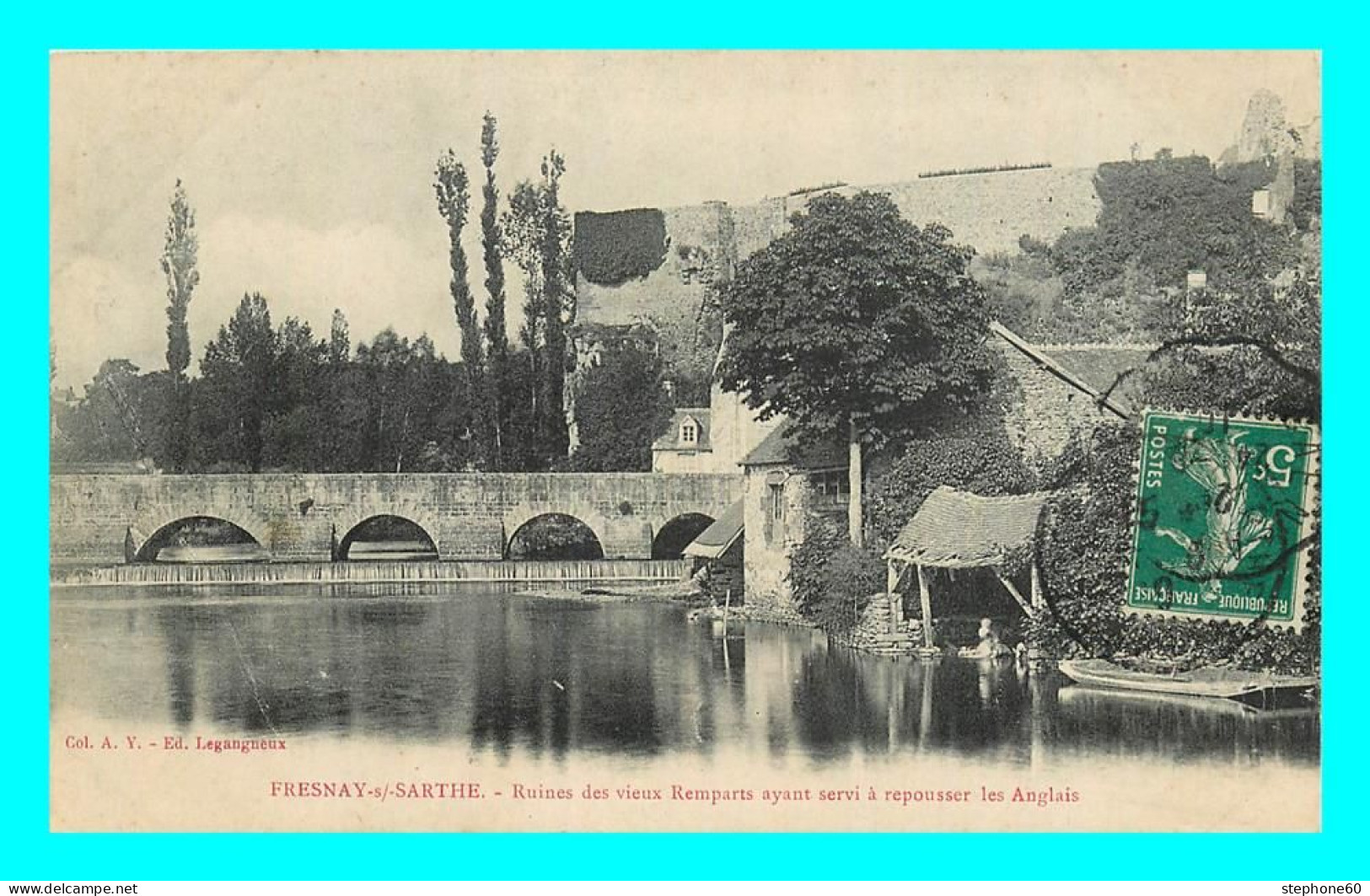 A862 / 479 72 - FRESNAY SUR SARTHE Ruines Des Vieux Remparts - Autres & Non Classés