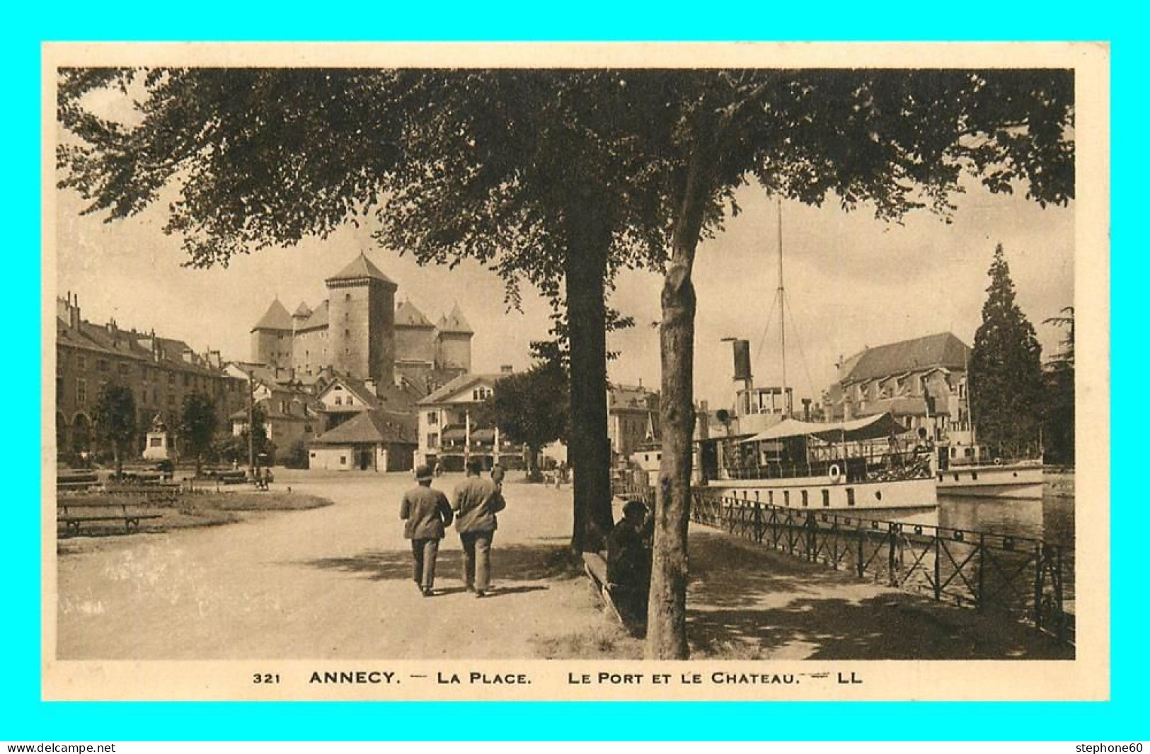 A862 / 359 74 - ANNECY Place Port Et Chateau - Annecy