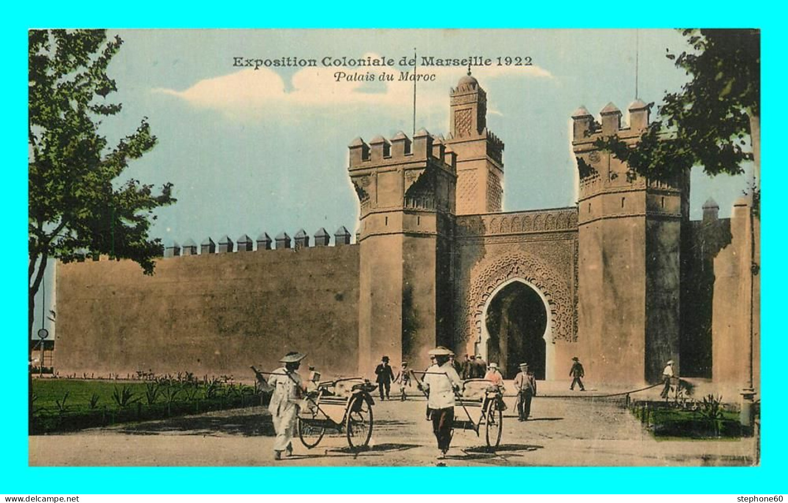 A862 / 599 13 - MARSEILLE Exposition Coloniale 1922 Palais Du Maroc - Colonial Exhibitions 1906 - 1922