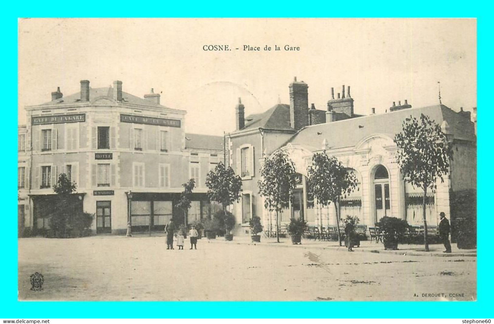 A863 / 567 58 - COSNE SUR LOIRE Place De La Gare - Jarny