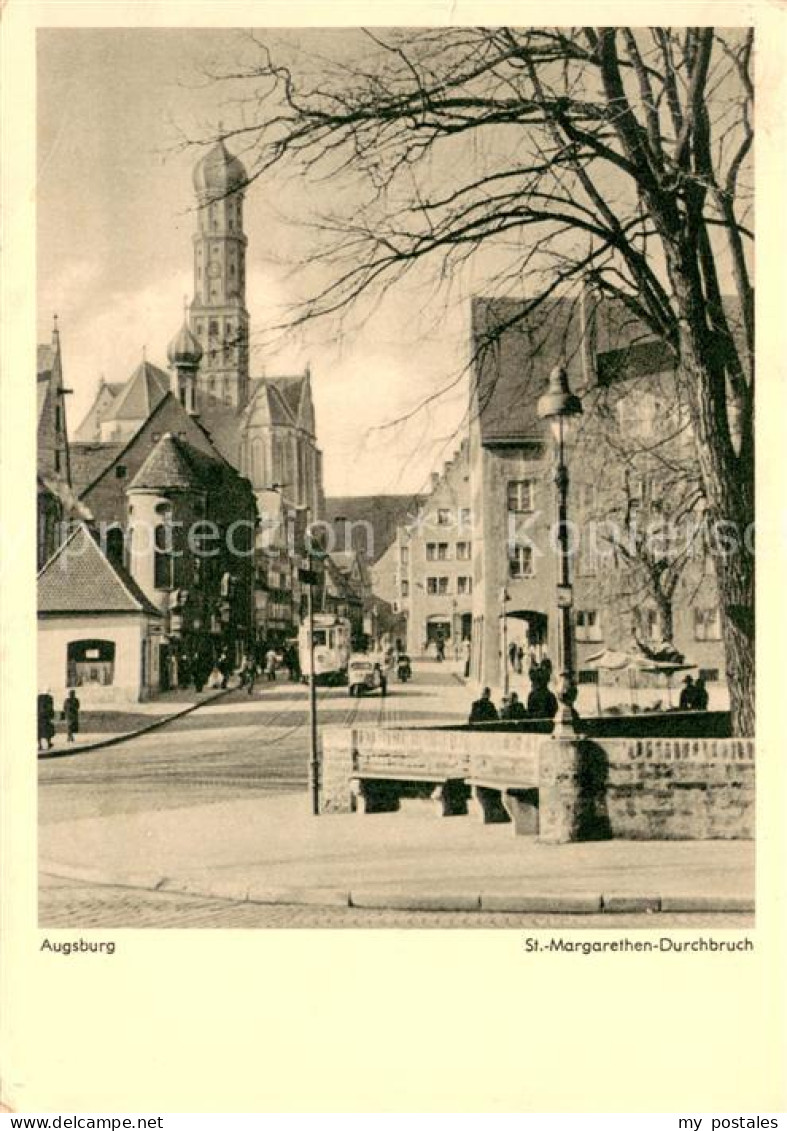 73669200 Augsburg St. Margarethen-Durchbruch Blick Zur Kirche Augsburg - Augsburg