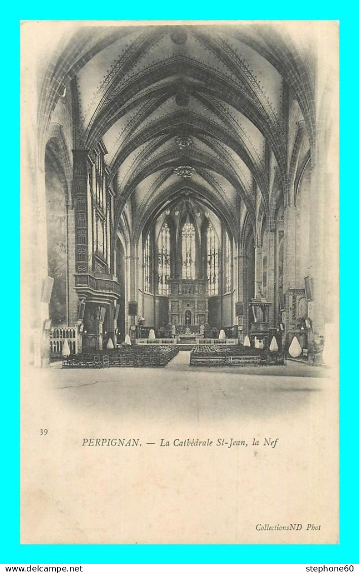 A863 / 653 66 - PERPIGNAN Cathédrale St Jean La Nef - Perpignan