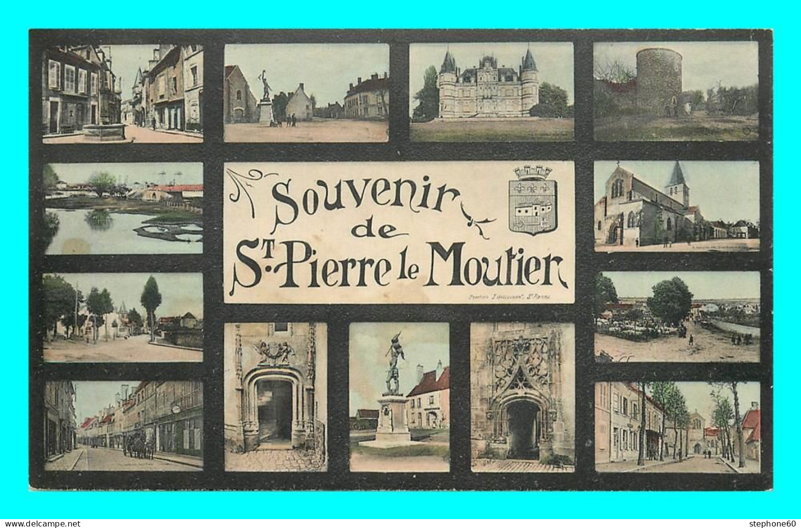A863 / 571 58 - SAINT PIERRE LE MOUTIER Multivues - Saint Pierre Le Moutier