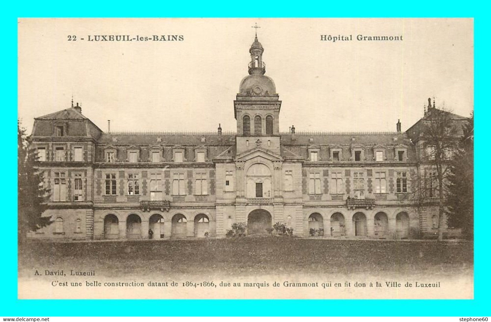 A863 / 473 70 - LUXEUIL LES BAINS Hopital Grammont - Luxeuil Les Bains