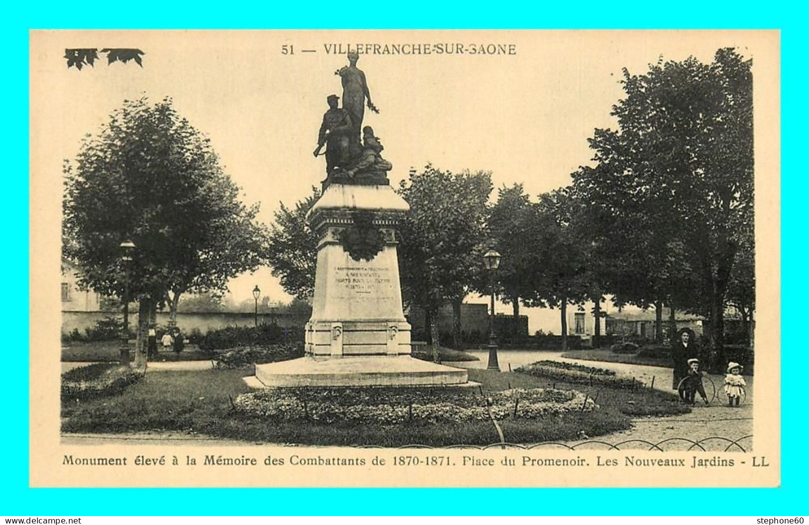 A863 / 031 69 - VILLEFRANCHE SUR SAONE Monument Elevé à La Mémoire Des Combattants - Villefranche-sur-Saone