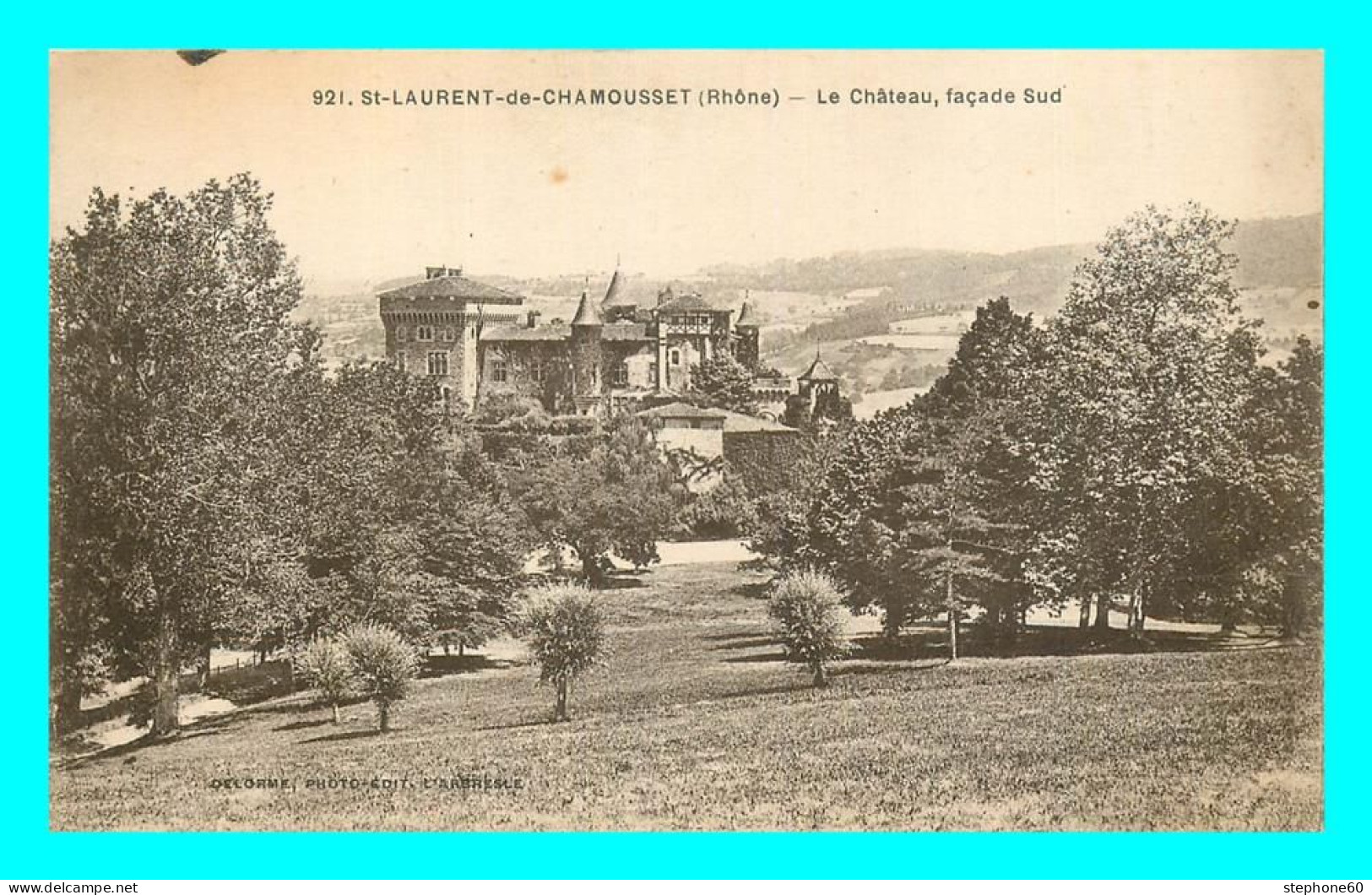 A863 / 055 69 - SAINT LAURENT De CHAMOUSSET Chateau Facade Sud - Altri & Non Classificati