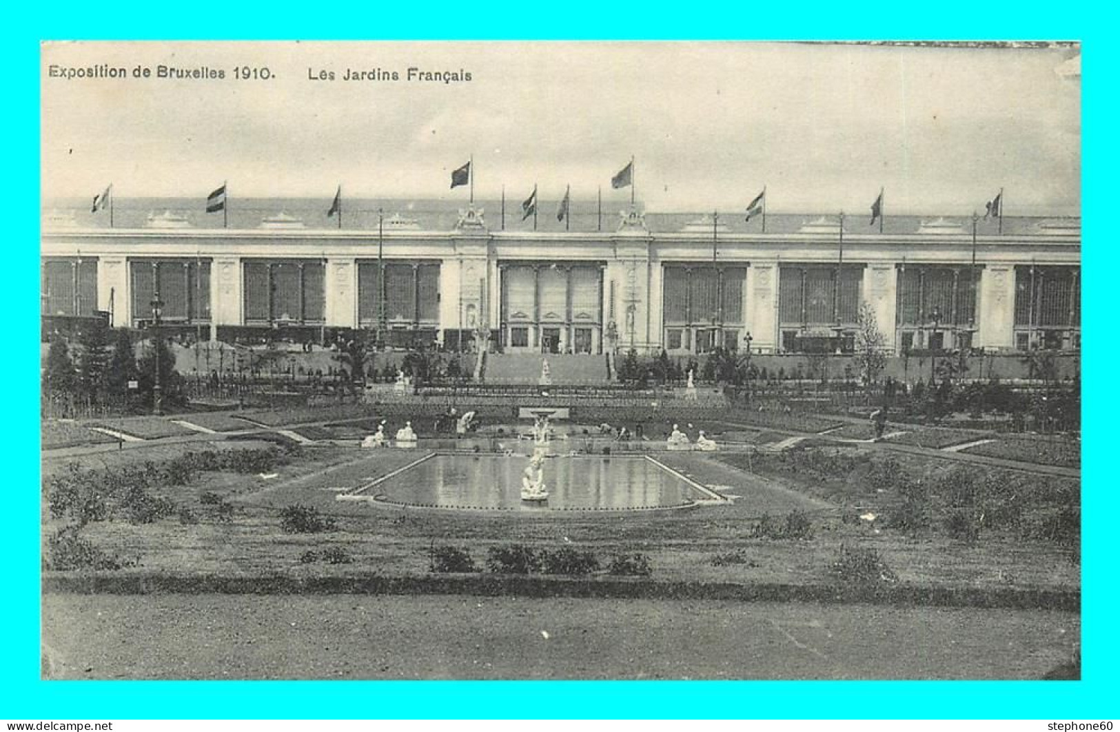 A860 / 257 BRUXELLES Exposition Universelle 1910 Jardin Francais - Sonstige & Ohne Zuordnung