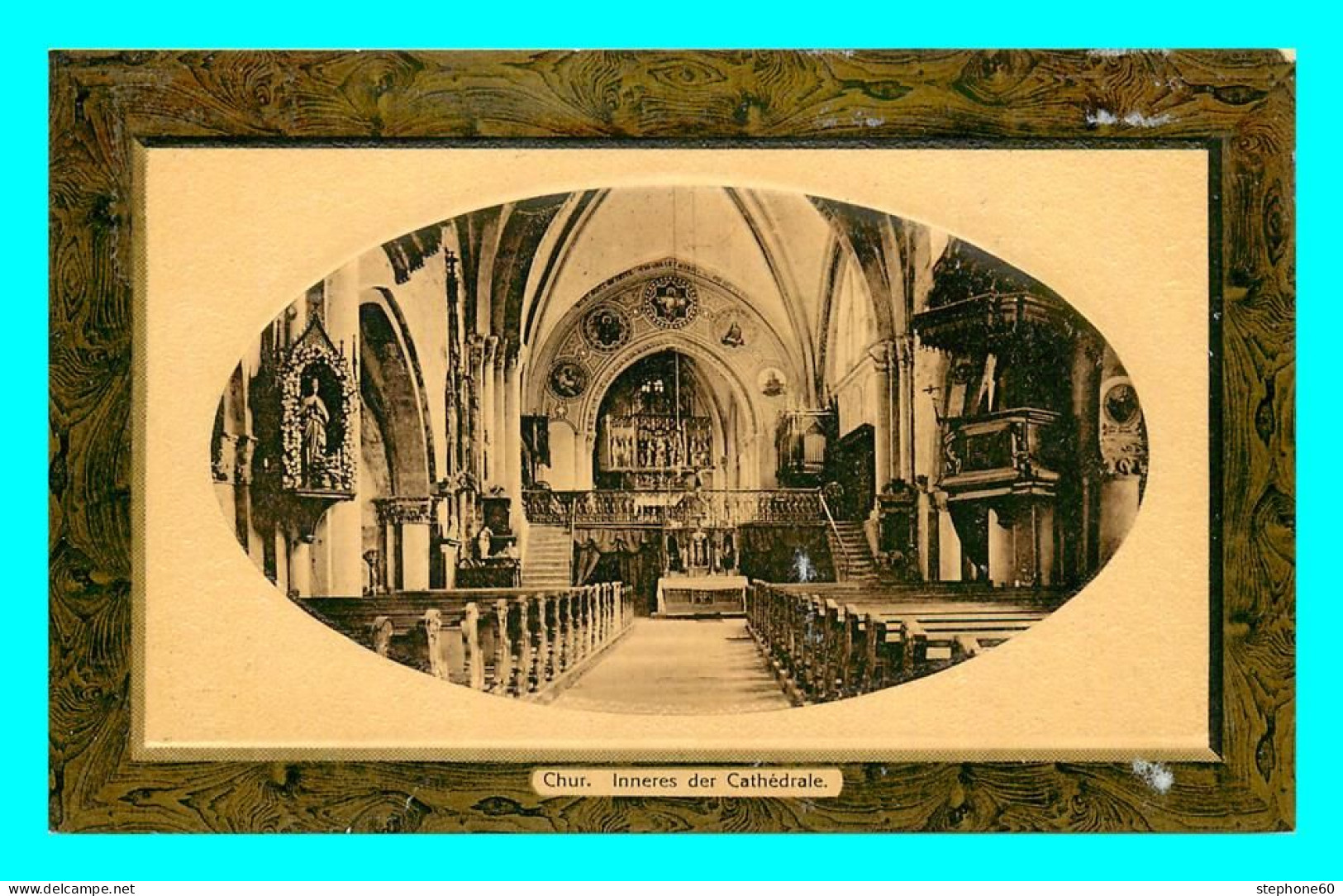 A858 / 605 Suisse CHUR Inneres Der Cathedrale - Coire