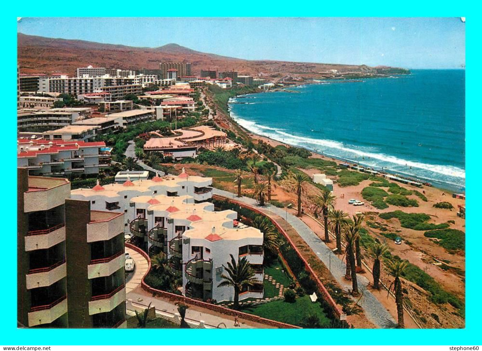 A857 / 599 Espagne GRAN CANARIA Vista Parcial Playa Del Ingles ( Timbre ) - Gran Canaria