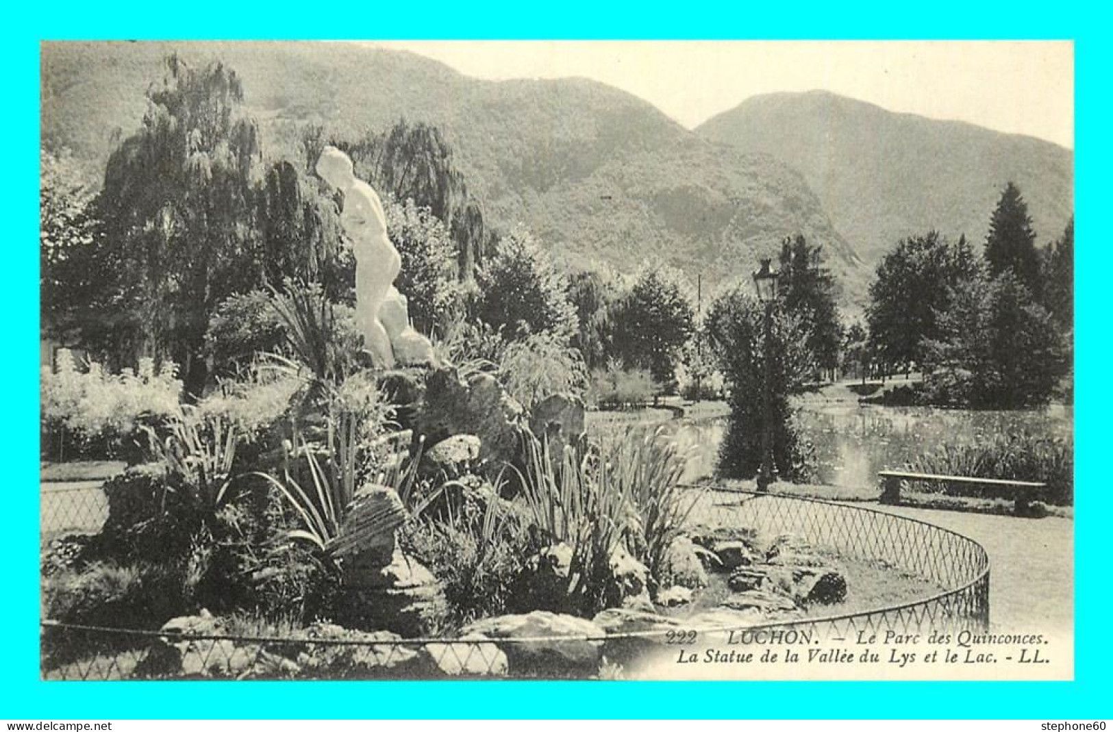 A861 / 485 31 - LUCHON Parc Des Quinconces Statue De La Vallée Du Lys - Luchon