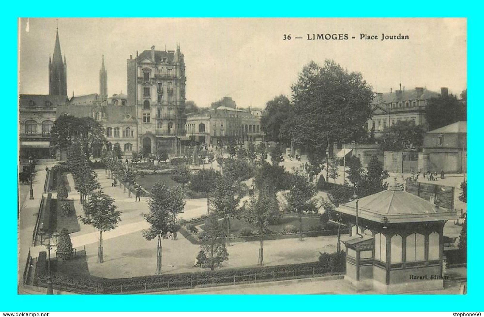 A861 / 317 87 - LIMOGES Place Jourdan - Limoges