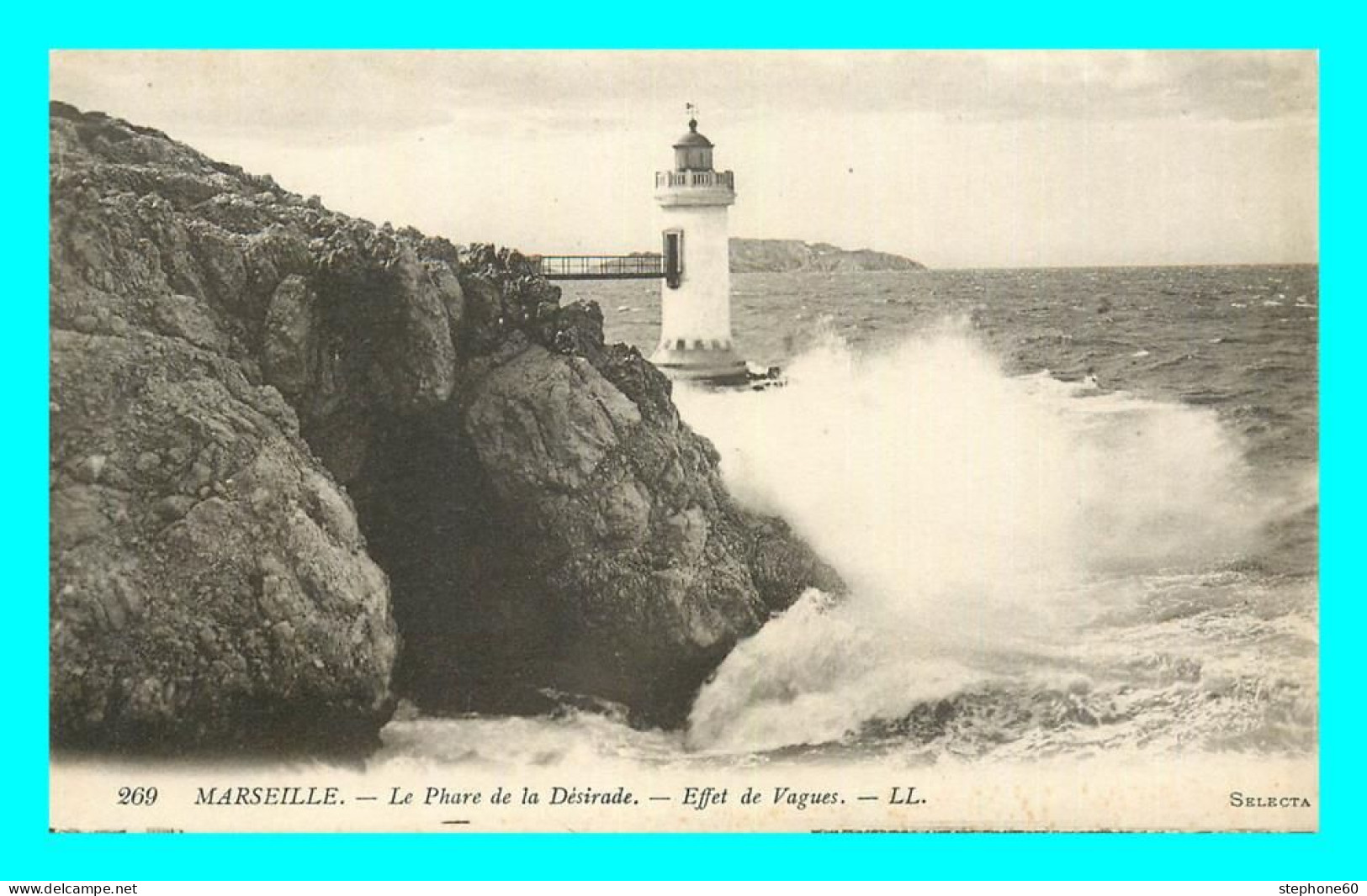 A861 / 183 13 - MARSEILLE Phare De La Desirade Effet De Vague - Unclassified