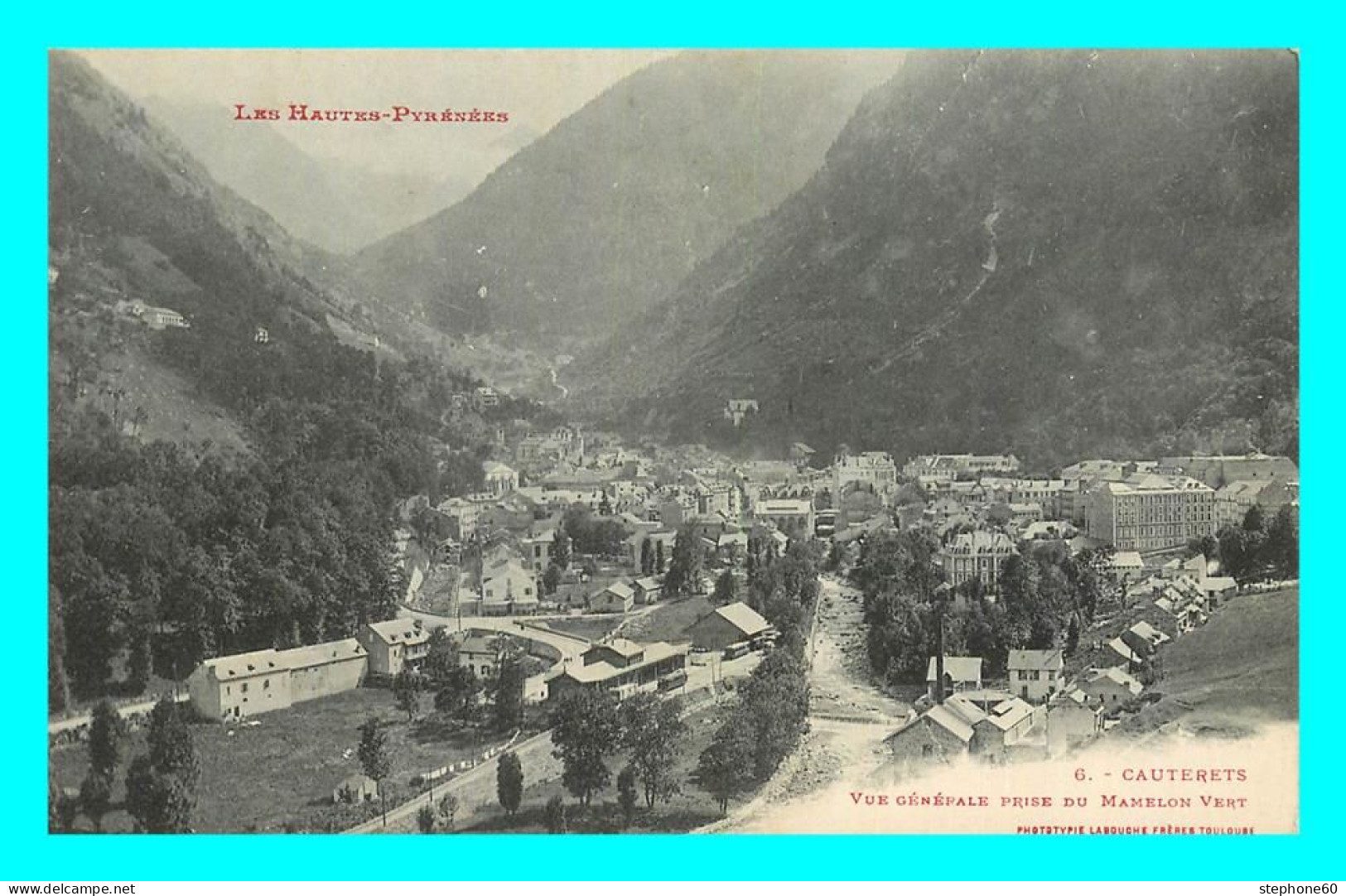 A861 / 261 65 - CAUTERETS Vue Générale Prise Du Mamelon Vert - Cauterets