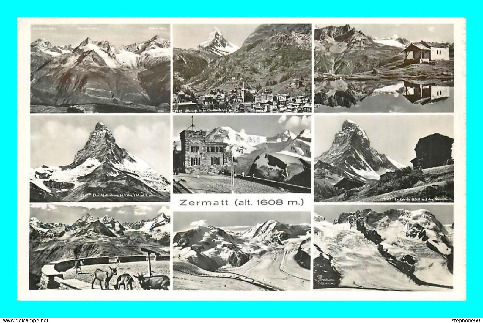 A858 / 181 Suisse ZERMATT Multivues - Zermatt