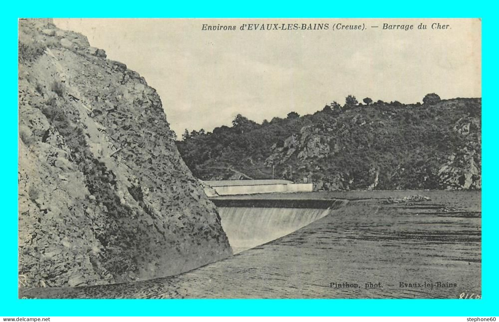 A858 / 103 23 - Env Evaux Les Bains Barrage Du Cher - Otros & Sin Clasificación