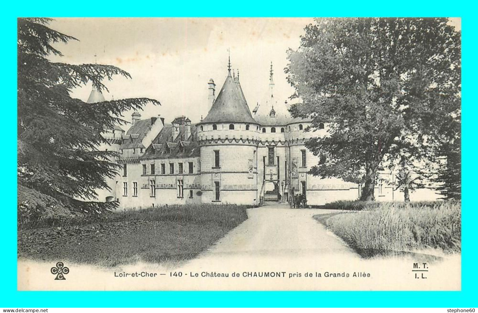 A858 / 085 41 - CHAUMONT SUR LOIRE Chateau Pris De La Grande Allée - Andere & Zonder Classificatie